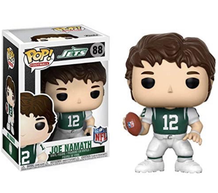Funko Pop! Nfl: Joe Namath Jets (Green &Amp; White Jersey) #88 889698202114