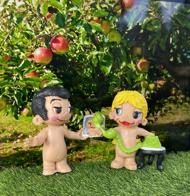 Liebe Ist ...Comic, Love is... 5,5 cm Adam + Eva   Absolute Rarität   Kim Casali