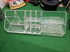 Clear Acrylic Make-Up Storage Tray Organizer 9 Lipstick Holder