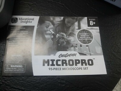 Educational Insights Geosafari MicroPro 48pc Microscope Set for