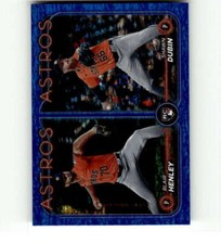 2024 Topps Update Blue Shimmer Holo Foil #US252 Blair Henley /Shawn Dubin RC/999