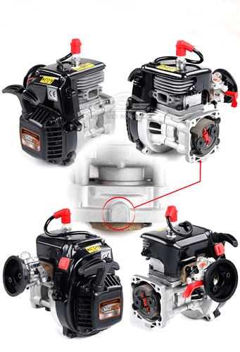 2 Stroke 36CC Double Ring Engine for 1/5 RC CAR HPI RV KM BAJA LOSI GoPed - Picture 8 of 10