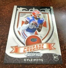 Kyle Pitts 2021 Panini Prizm Draft Picks Crusade Rookie RC # 167 Base Card A-24