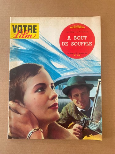 Belmondo - Godard - Seberg - A bout de souffle - Cinéroman - Octobre 1962 - TBE