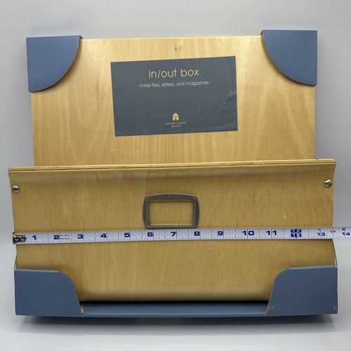 Vintage Michael Graves Bentwood Birch Hanging Wall File Letter Holder MCM - Picture 11 of 12