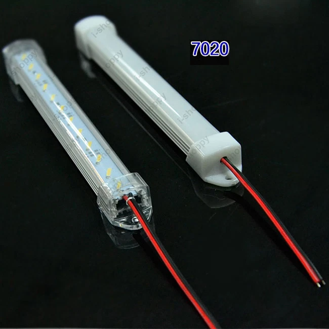 2x 24-LED SMD SMD Strip Grill Light Bar Hard Rigid Tube Lamp DC 12V Bright White - Image 4 of 4