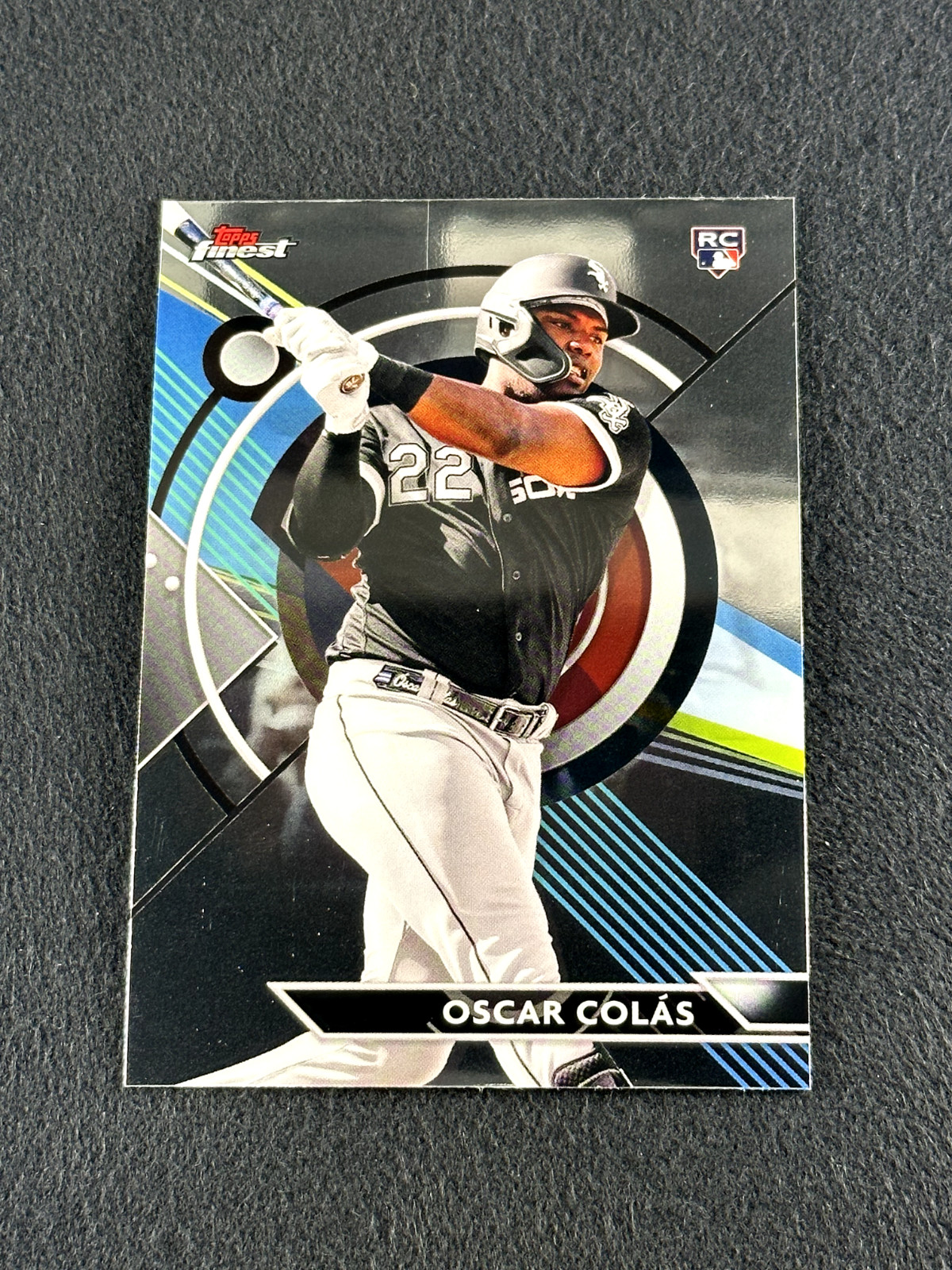 2023 Topps Finest OSCAR COLAS Rookie RC #56 Chicago White Sox