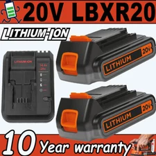 3.0Ah 20V replacement for Black and Decker MAX Lithium LBXR20 Battery/Charger