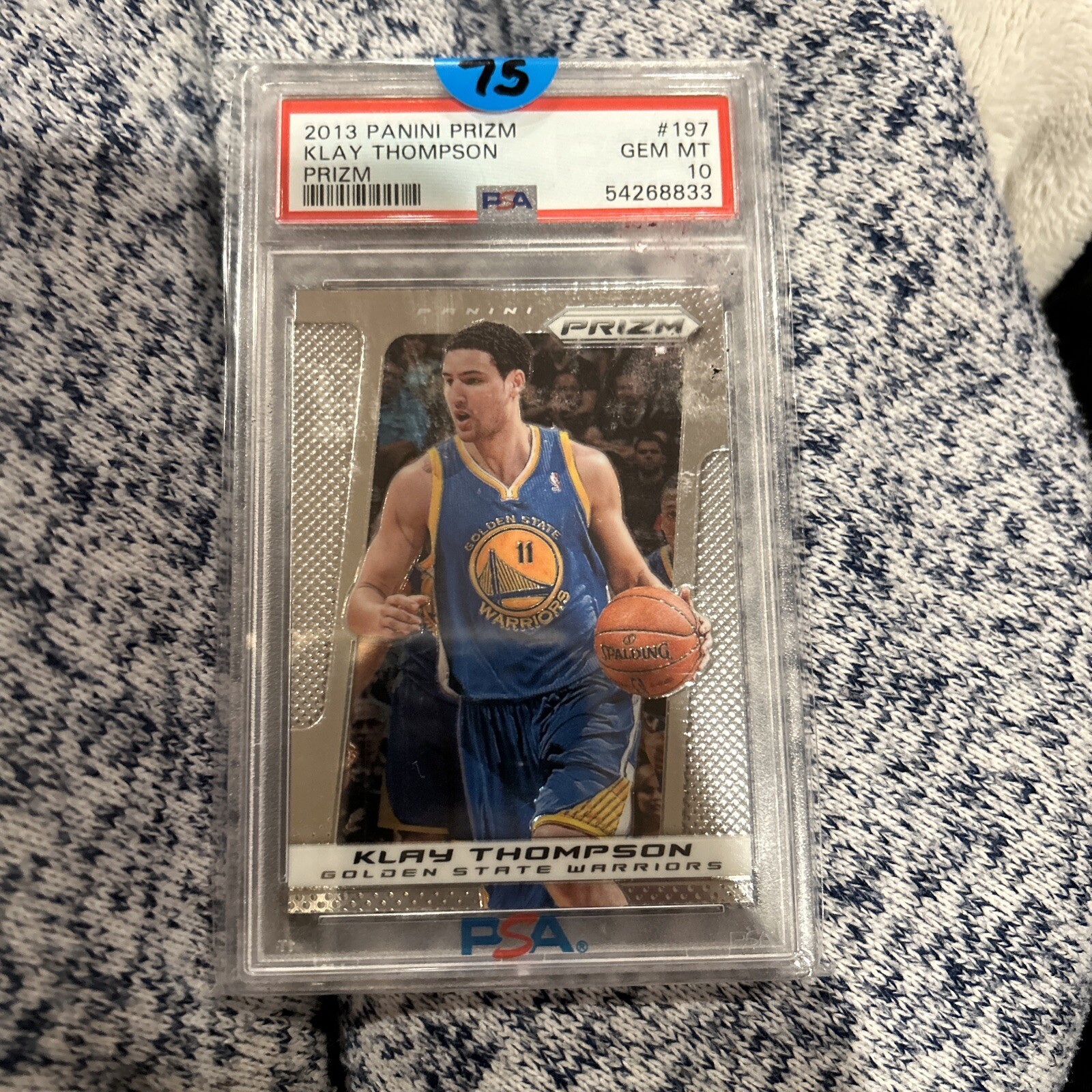Klay Thompson 2013-14 Panini Prizm #197  WARRIORS PSA 10 GEM MINT