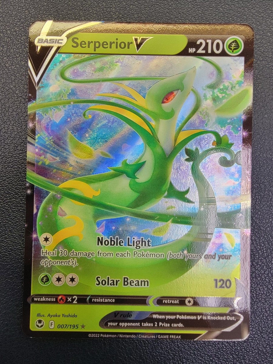 serperior v pokemon card value Serperior V - 007/195 - NM/M - Ultra Rare - Silver Tempest