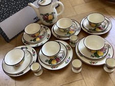 Zell am Harmersbach Keramik Kaffeeservice Teeservice + Eierbecher – Handgemalt