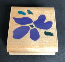 Rubber Stampede Posh Impressions Rubber Stamp Fabulous Flower Wood Mounted