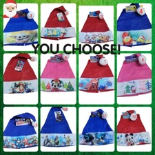 Christmas Santa Hat for Kids - Choose Your Character - 11 Inch Diameter, 6+