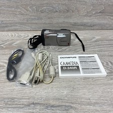 Olympus Camedia D-340R Camera 1.3 Megapixels Point and Shoot Cables Works