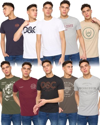 Duck and Cover - Herren T-Shirt 'CHEYMORE' und 'CORSURE' 10er Pack verschiedene Farben