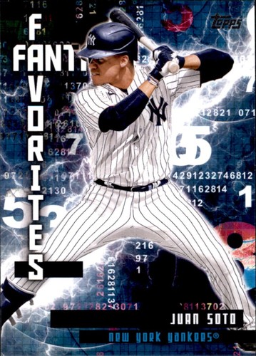 Juan Soto #FF-19 2024 Topps Fantasy Favorites card