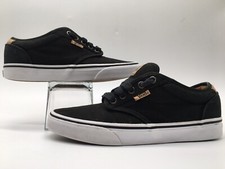 Vans Atwood Deluxe Low Top Lace Up Shoe Off The Wall Men  s Size 7 Black