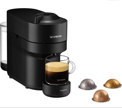 Nespresso Vertuo Pop Kaffeepadmaschine von Magimix Lakritz schwarz
