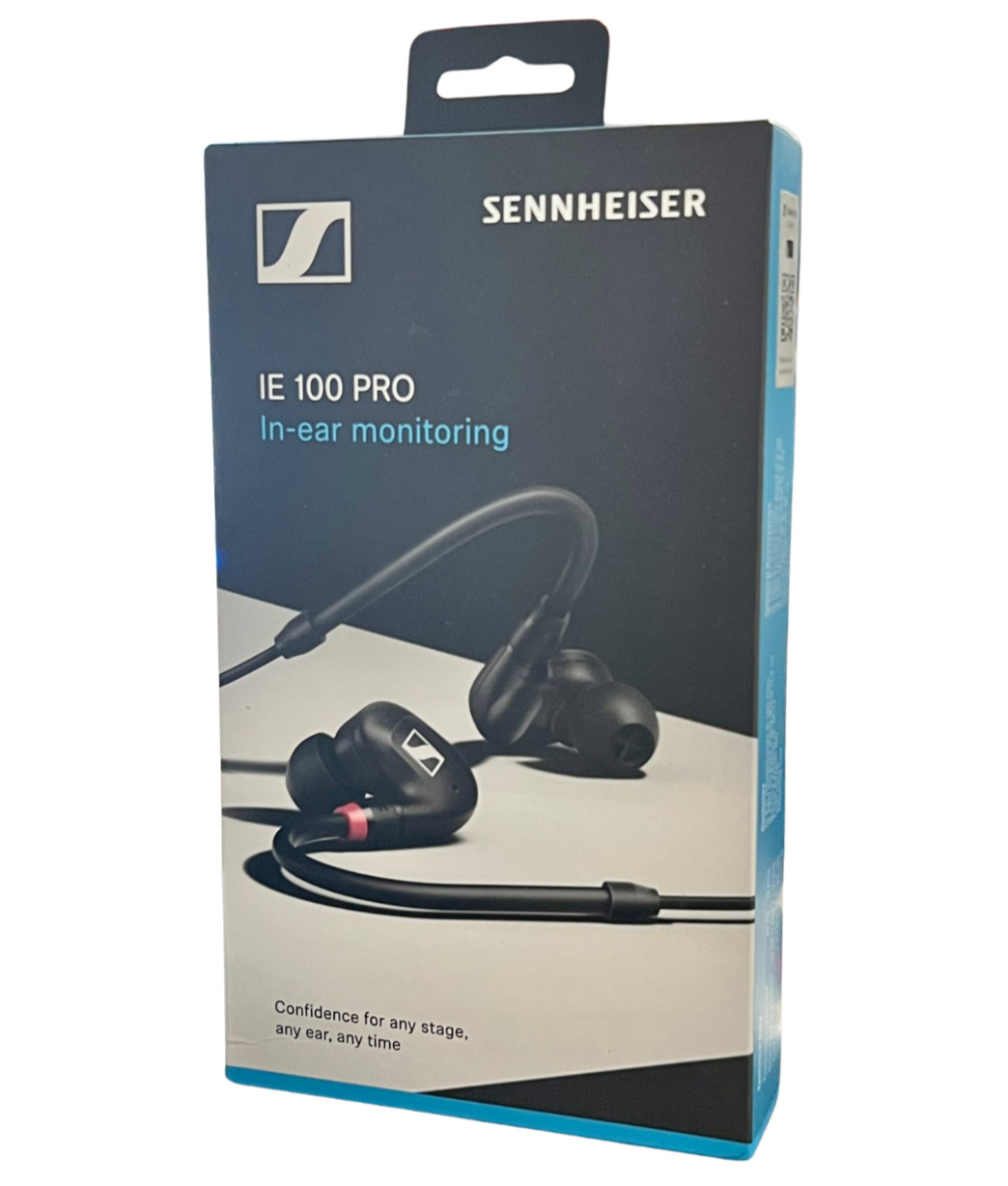NEW! Sennheiser IE 100 PRO In- Ear Audio Monitoring Headphones Black, Wired