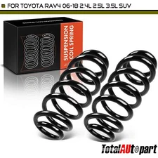 2x Coil Springs for Toyota RAV4 2006-2018 L4 2.4L L4 2.5L V6 3.5L Rear LH & RH