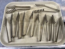 Lot of (10) Vollrath Stainless Steel Pom Tong 6" - Model 47106 Free Shipping!!