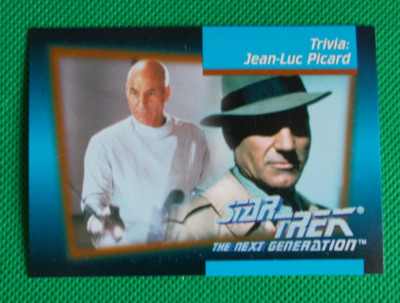 Star Trek Karte The Next Generation, Jean-Luc Picard Nr. 114 - 6,5 x 9 cm