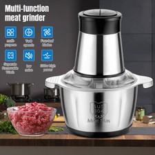 3L Electric Food Chopper Electric Stainless Steel Processor Meat Grinder Mixer