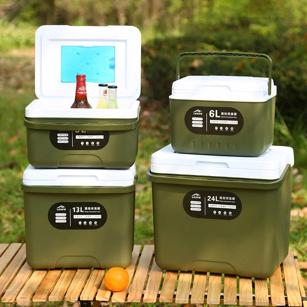 Portable Cooler Bag Refrigerator Insulated Thermal Box for Car