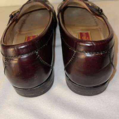 Cole Haan Buckle Kiltie Slip On Loafer Leather Cordovan  display picture 2