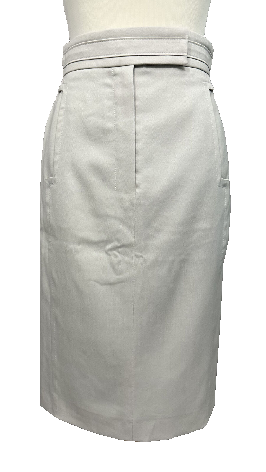 Gonna a matita Yves Saint Laurent Rive Gauche grigio chiaro F 38