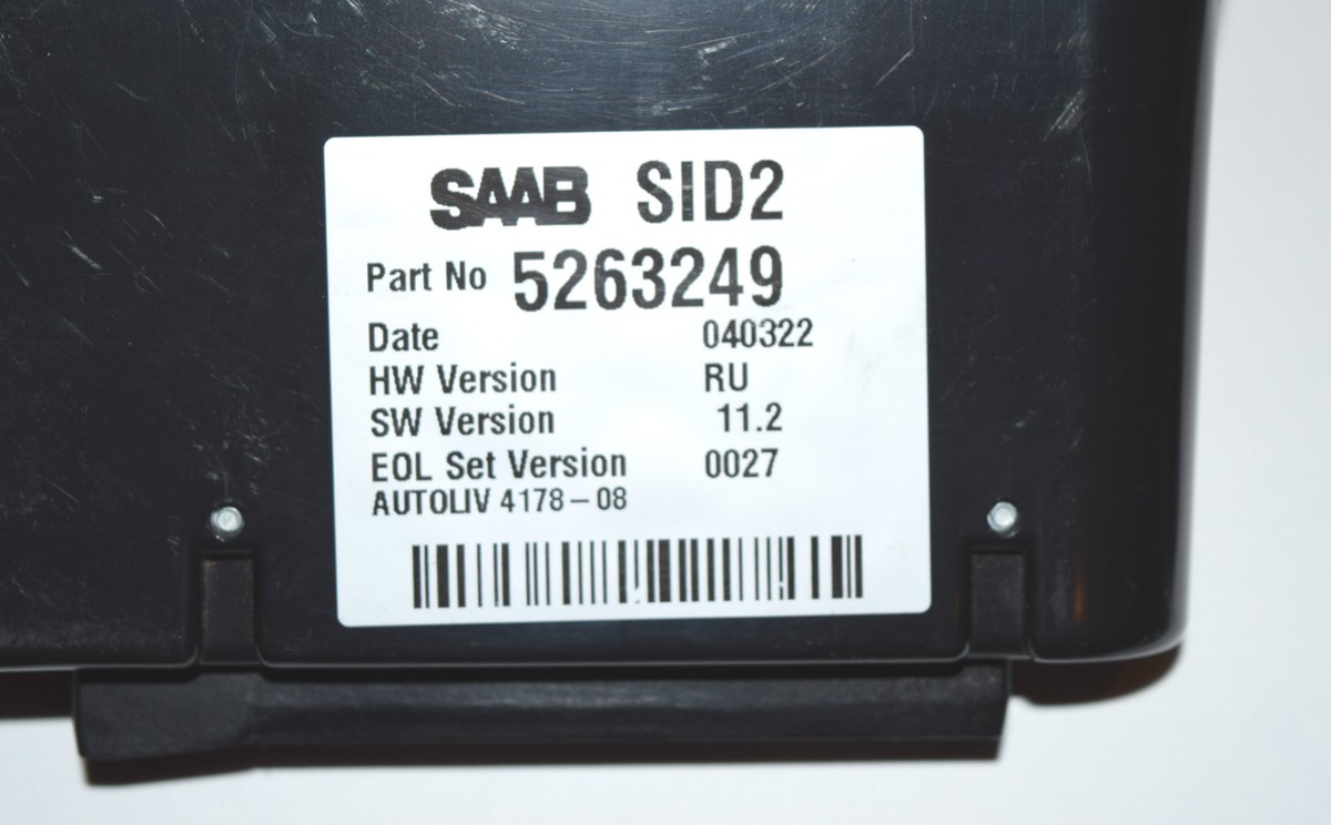Saab 95 9-5 Sid2 Information Display Screen LCD 5263249 for sale