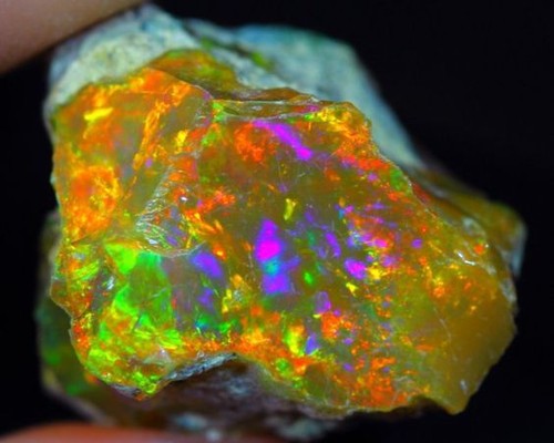 Natural Ethiopian Play Of Colors Opal Untreated Minerals Jumbo Size Tc29 Dc02 Ebay