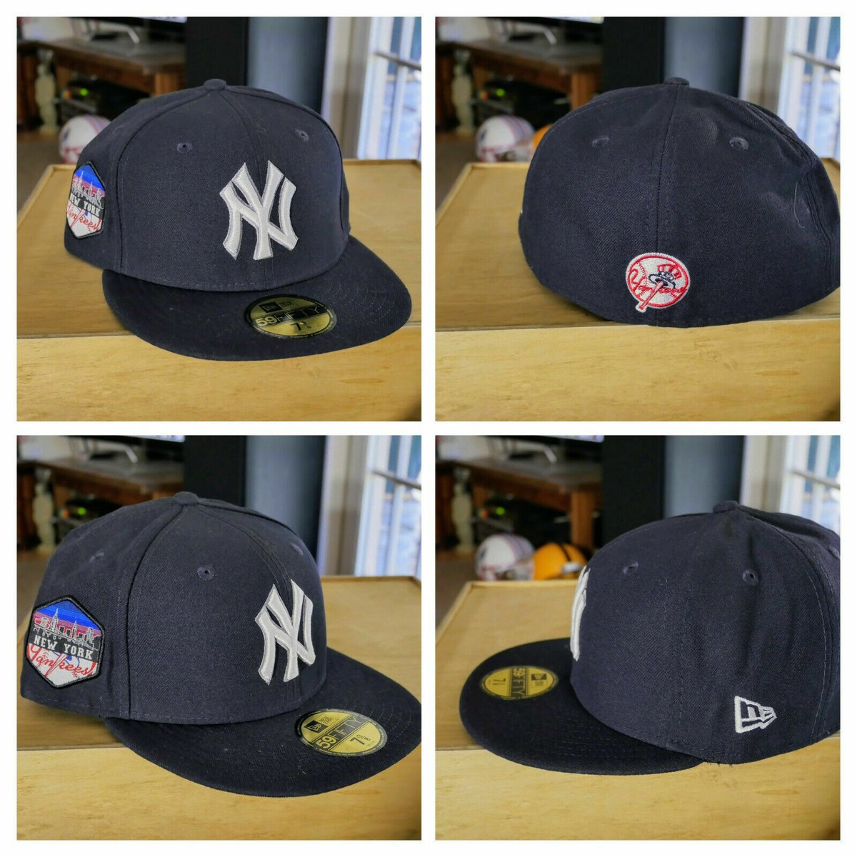 NEW YORK YANKEES NYC LOGO PATCH Hat rare New Era Fitted 5950 NEW YORK YANKEES NYC LOGO PATCH Hat rare New Era Fitted 5950