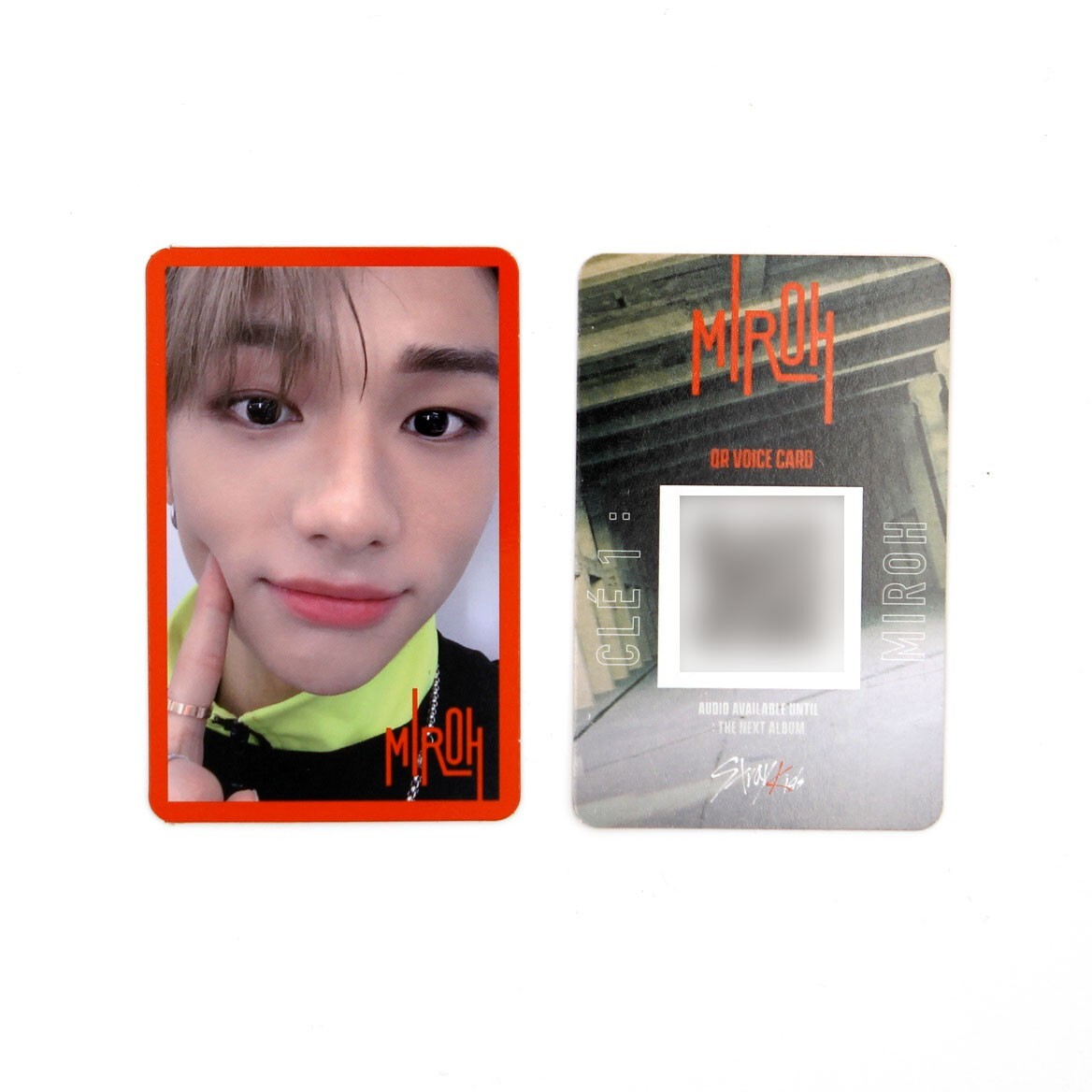 STRAY KIDS] Cle1 : MIROH / Official Photocard / Red Border