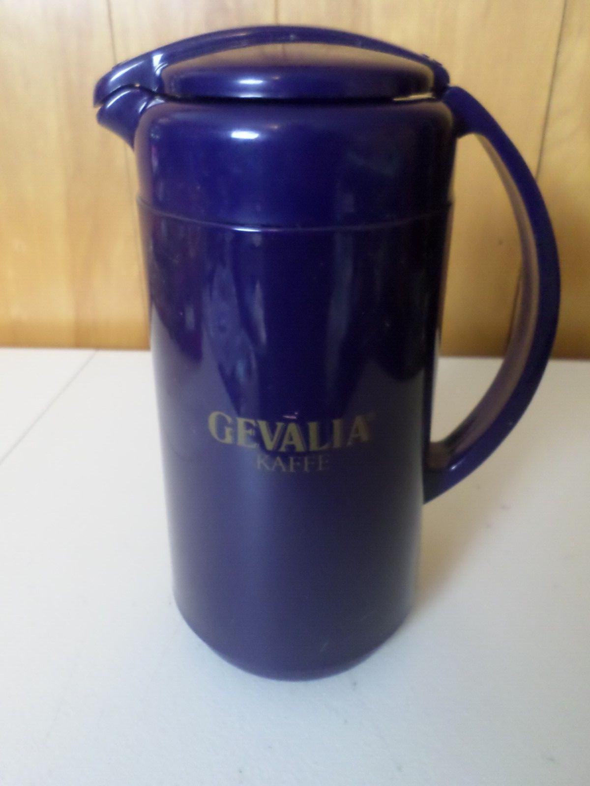 GEVALIA KAFFE Carafe Thermal Coffee Pitcher Blue