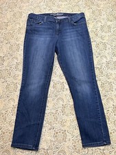 Tommy Hilfiger Womens Sz 16R Skinny Mid Rise Ladies Casual Designer Jeans Blue