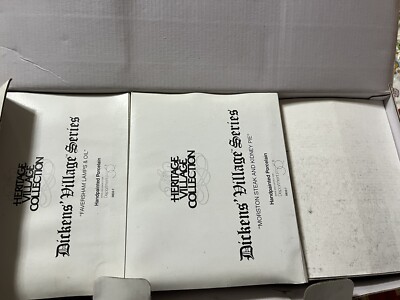 Vintage 80s 90s Department 87 Dickens Village Series Complete Set