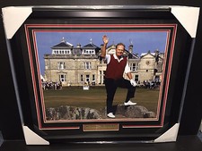 JACK NICKLAUS LAST FINAL BRITISH OPEN ST ANDREWS GOLF COURSE 16X20 PHOTO FRAMED