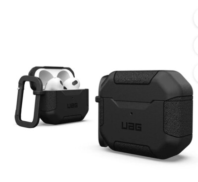 UAG Urban Armor Gear Silicone Case for Apple AirPods 3 Soft-touch Black
