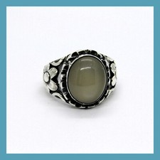 Handmade Ottoman Style Moonstone Men Ring