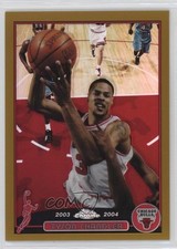 2003-04 Topps Chrome Gold Refractor 38/99 Tyson Chandler #63 0j53