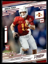2022 Panini Chronicles Draft Picks Prestige Brock Purdy Rookie Iowa State #25