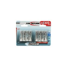 Image of 1512-0012 Ansmann Battery , Extreme Lithium AA 8 Pack