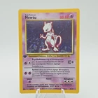 Vintage Pokémon TCG WotC Mewtwo 10/102 Base Set 1st Edition Holo German