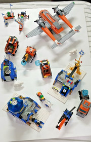 LEGO BULK LOT OF ARCTIC SETS 6520, 60064, 60033 & 6675 UNBOXED NO INSTRUCTIONS