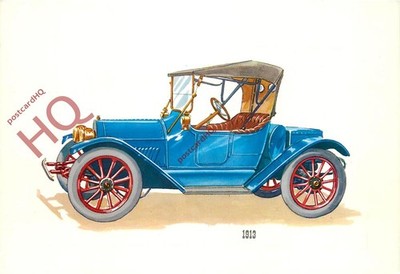Ansichtskarte:;Oldtimer, unbekanntes Modell,1913