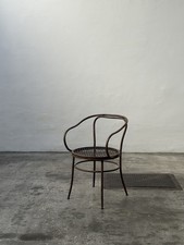 Steel Chair Unique Patina 80s Thonet attr. Design Metal Wire