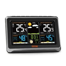 7.5in Hybrid Weather Station with Inside Outside Temperature Monitoring