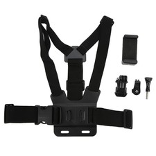 Adjustable Cellphone Selfie Chest Mount Harness Strap With Cell Phone Clip