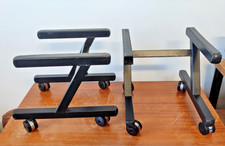 Speaker Stands On Casters * Vintage * Adjustable Width *